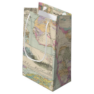 Petit Sac Cadeau Afrika - carte d'atlas de l'Afrique