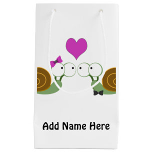 Petit Sac Cadeau Aimer les escargots