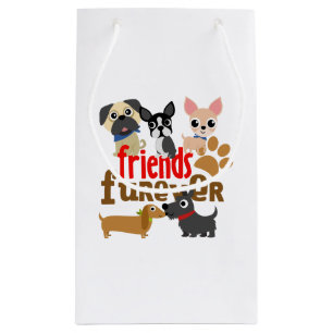 Petit Sac Cadeau Amis Chiens Furever Chiens Chiens Chiens Chiens Ch
