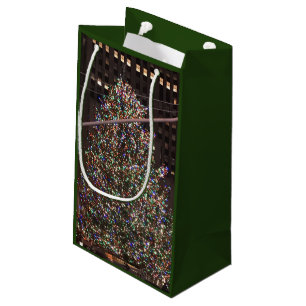 Petit Sac Cadeau Arbre de Noël du Rockefeller Center de New York
