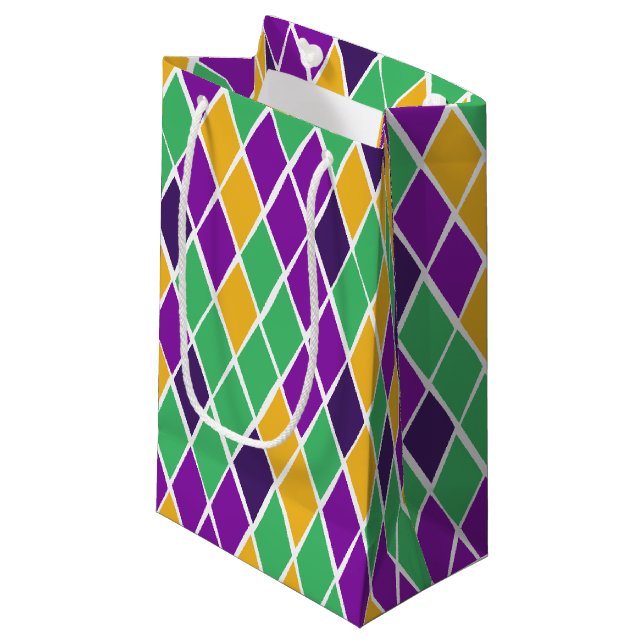 Petit Sac Cadeau Arlequin ivre (Devant Angle)