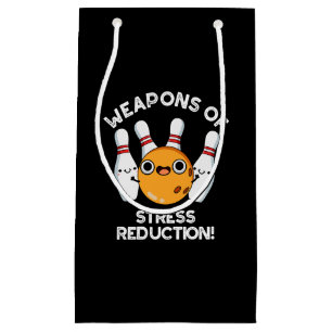 Petit Sac Cadeau Armes De Réduction Du Stress Jeu De Bowling Dark B