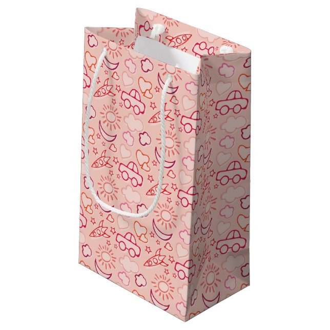 Petit Sac Cadeau arrière - plan de jouet (Dos Angle)