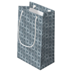Petit Sac Cadeau Arrière - plan gris abstrait d'écoulement