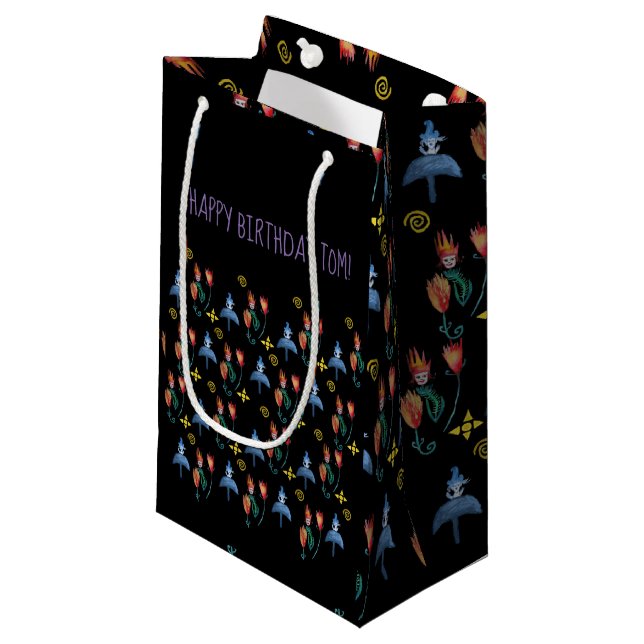 Petit Sac Cadeau Art fantastique du printemps (Devant Angle)