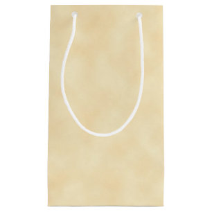Petit Sac Cadeau Aspect de papier parchemin d'antiquité naturel