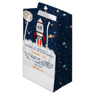 Petit Sac Cadeau Astronaut Rocket Espace extra-atmosphérique 1er an