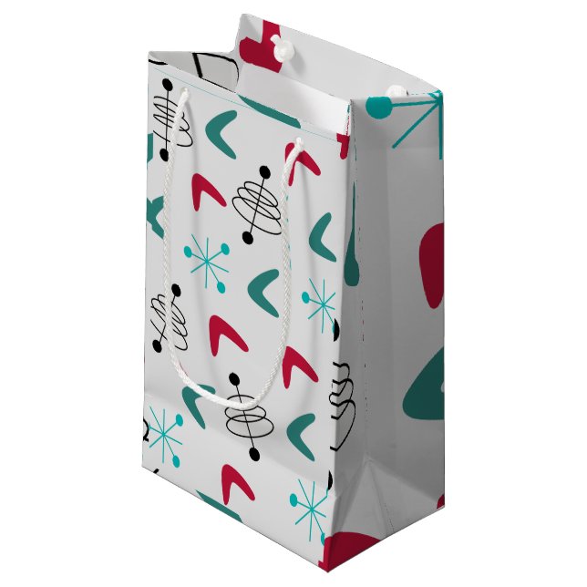 Petit Sac Cadeau Atomic boomerangs (Devant Angle)