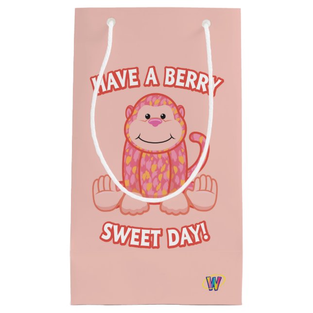 Petit Sac Cadeau Ayez un jour de bonbon à baie (Devant)
