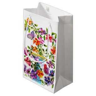 PETIT SAC CADEAU BAIN D'OISEAU EMPREINTE DE PATTE