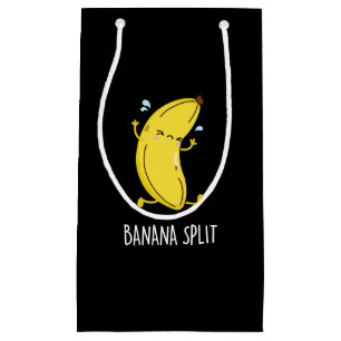 Petit Sac Cadeau Banana Split Funny Dancing Banana Pun (Dark BG)