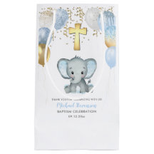 Baptême Baptême Bleu Bélier Les Garçons Eléphants