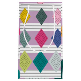 Petit Sac Cadeau Bauhaus Diamond Quilt