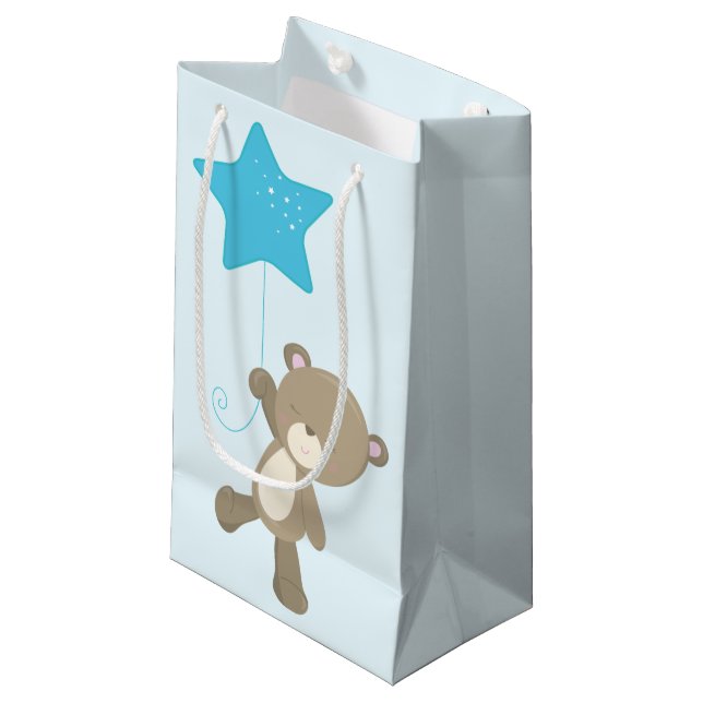 Petit Sac Cadeau Bébé mignon ours en peluche (Devant Angle)