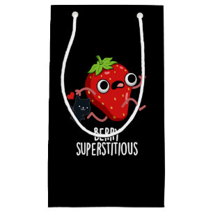 Petit Sac Cadeau Berry Superstitieux Fruit Pun Dark BG