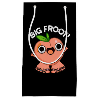 Petit Sac Cadeau Big Froot Funky Big Foot Pun Dark BG