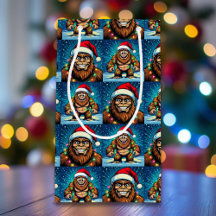 Bigfoot Sasquatch Noël drôle