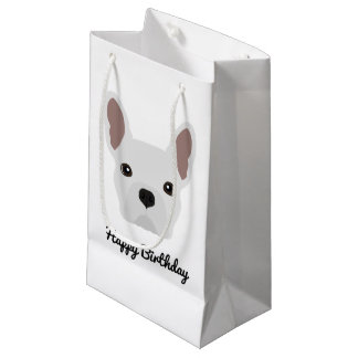 Petit Sac Cadeau Blancs mignons Chien-taureau