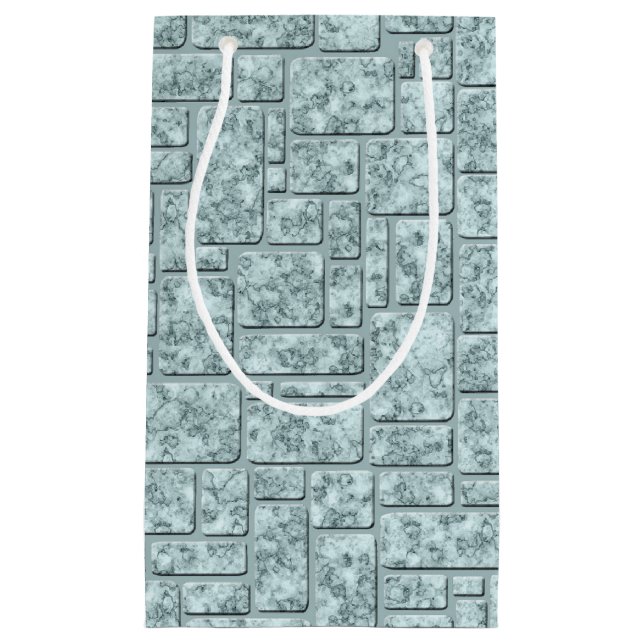Petit Sac Cadeau Bleu clair, loft (Devant)