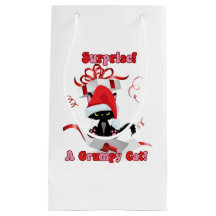 Boîte de surprise de chat de Noël