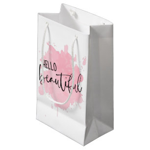 Petit Sac Cadeau Bonjour belle