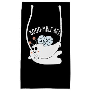 Petit Sac Cadeau Boomble Bee Funny Ghost Bee Pun Dark BG