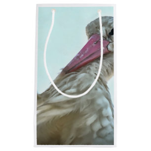 Petit Sac Cadeau Bouche Blanche Avec Expression Incroyable Art Anim