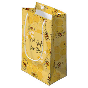 Petit Sac Cadeau Bourdonnement d'abeilles Abeilles à miel Mignonnes