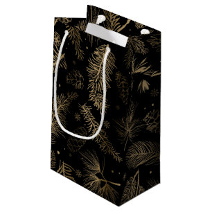 Petit Sac Cadeau Branches et pin 2