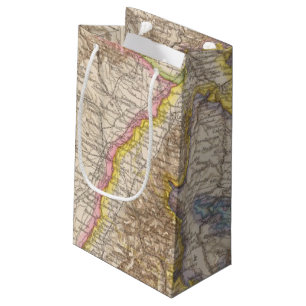 Petit Sac Cadeau Carte d'atlas de Baden Allemagne