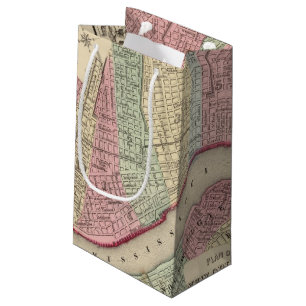 Petit Sac Cadeau Carte de la Nouvelle-Orléans par Mitchell