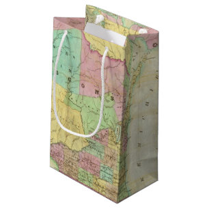 Petit Sac Cadeau Carte de l'état du Michigan