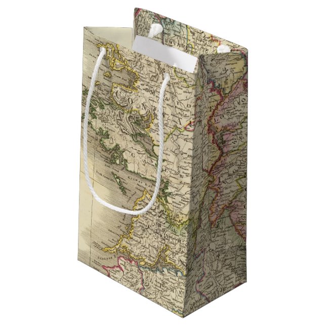 Petit Sac Cadeau Carte de l'Irlande (Dos Angle)