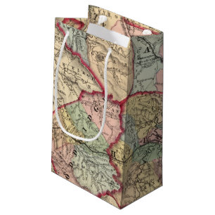 Petit Sac Cadeau Carte de Winfield, la Virginie Occidentale