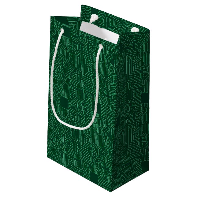 Petit Sac Cadeau Carte d'ordinateur (Dos Angle)
