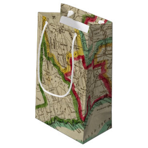Petit Sac Cadeau Carte du Connecticut