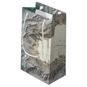 Petit Sac Cadeau Carte du lac Tahoe