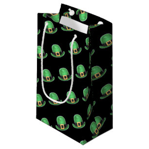 Petit Sac Cadeau Casquette du Derby Vert de la Saint-Paddys