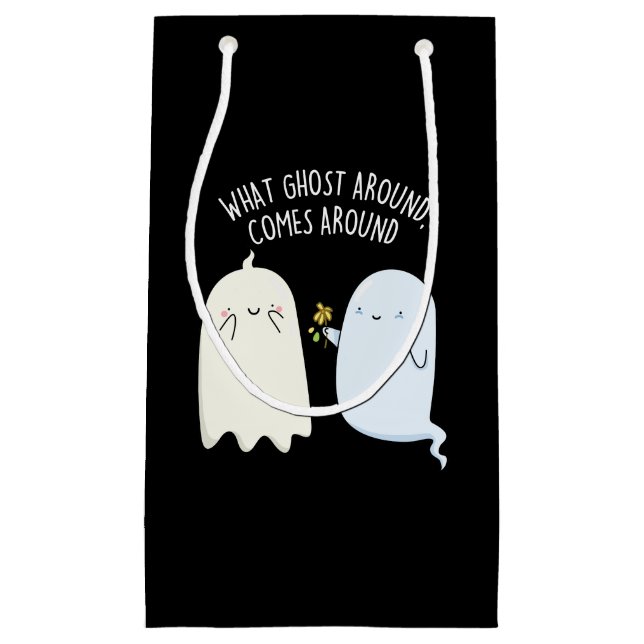 Petit Sac Cadeau Ce Fantôme Arrive Autour Du Jeu Halloween (Devant)