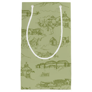 Petit Sac Cadeau Chattanooga Toile Vert