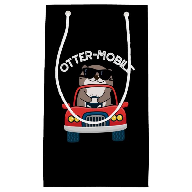 Petit Sac Cadeau Chaussure de voiture animal drôle Otter-mobile (Devant)