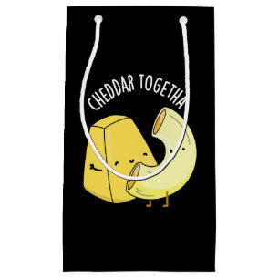 Petit Sac Cadeau Cheddar Ensemble Funny Food Pun Dark BG