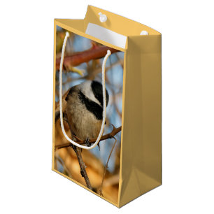 Petit Sac Cadeau Chickadee Songbird, Joli Espérant