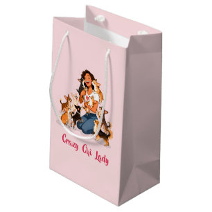Petit Sac Cadeau Chimigos - Dame de Chi folle - Chihuahua