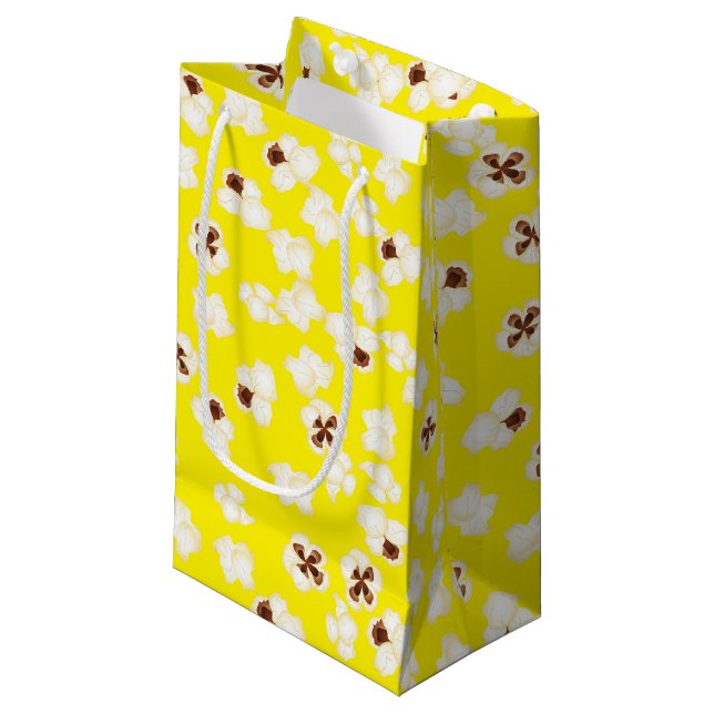 Petit Sac Cadeau Cinéma Popcorn (Devant Angle)