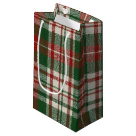 Petit Sac Cadeau Classic Christmas Plaid