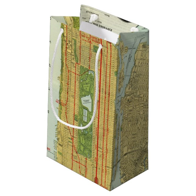 Petit Sac Cadeau Coeur de New York (Dos Angle)