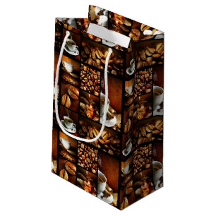Petit Sac Cadeau Collage 2 de café