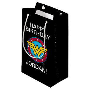 Petit Sac Cadeau Comics DC Wonder Woman Circle & Stars Logo