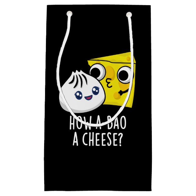 Petit Sac Cadeau Comment A-Bao Un Fromage Amusant Pun de nourriture (Devant)